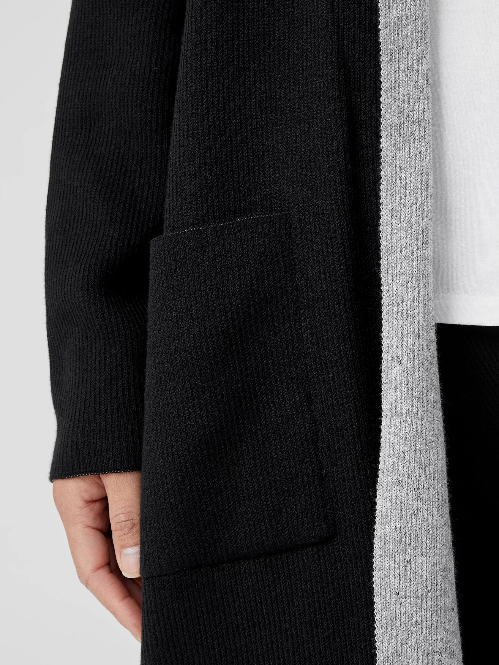 Peruvian Organic Cotton Blend Long Cardigan