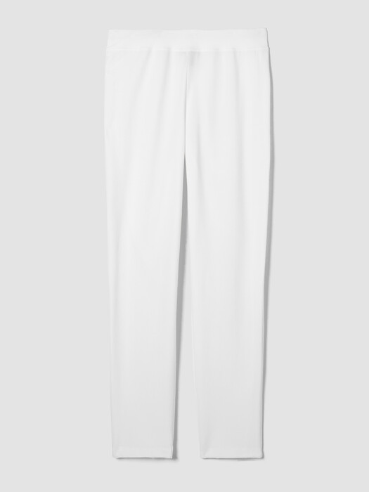 Washable Stretch Crepe Slim Pant