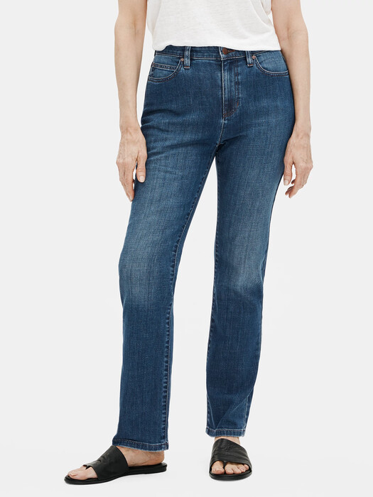 Organic Cotton Stretch Straight Jean