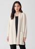 Silk and Cotton Interlock Long Cardigan