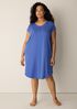Organic Cotton Interlock Henley Sleep Dress
