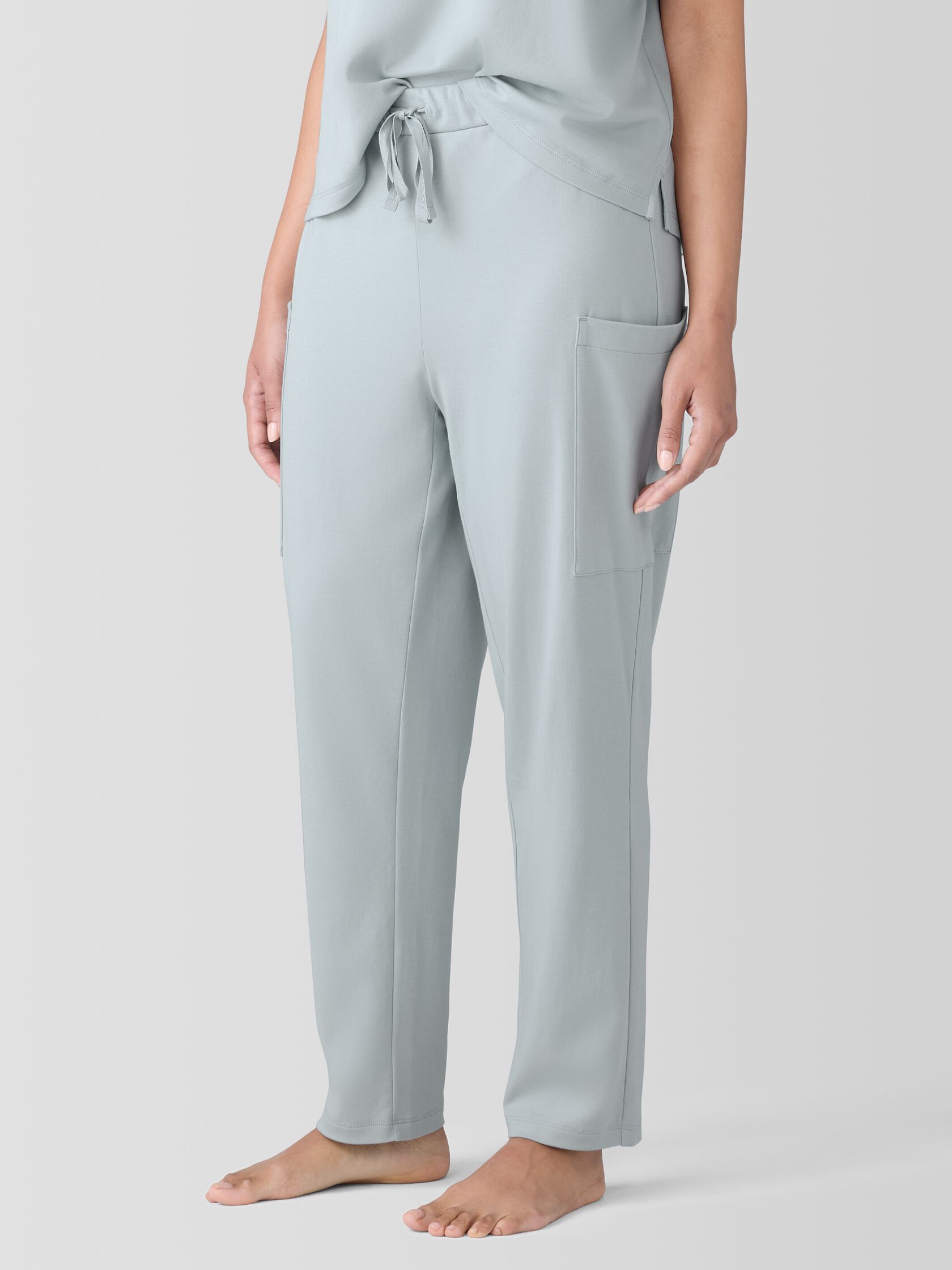 Organic Cotton Interlock Slouchy Sleep Pant