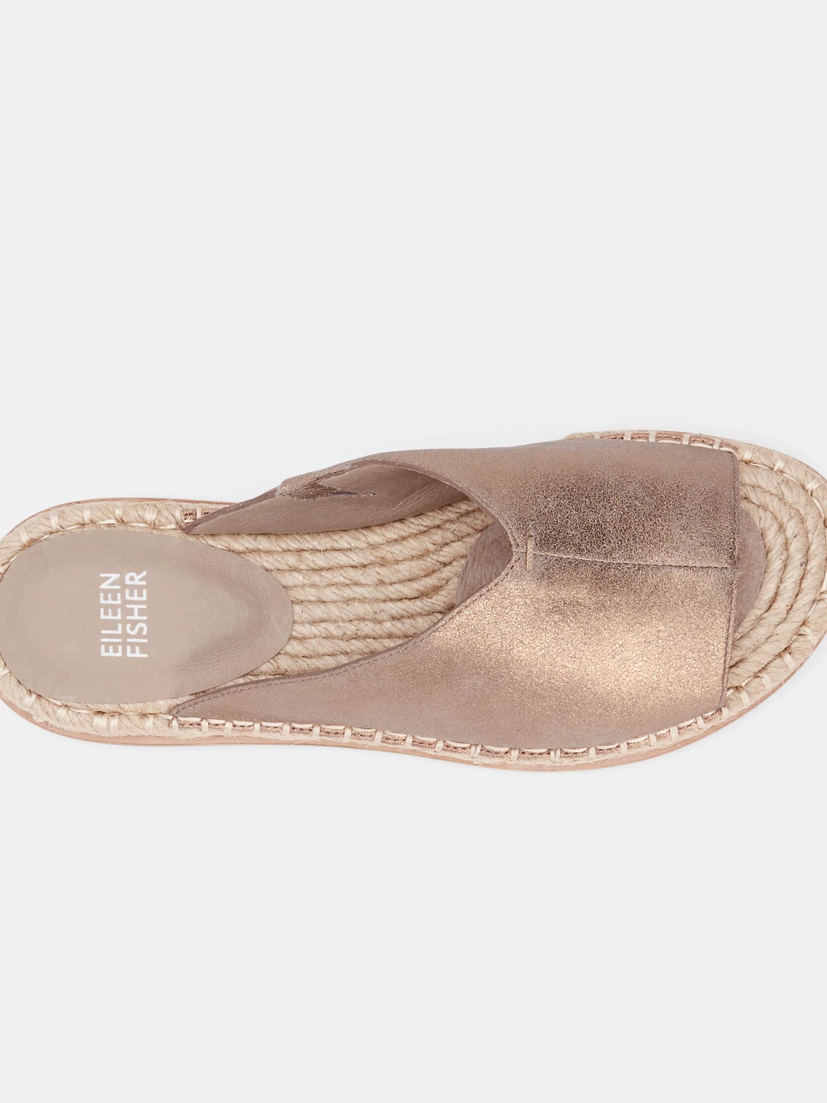 Milly Metallic Suede Espadrille Sandal