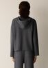 Organic Cotton Boucle Knit Hooded Jacket