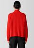 Cotton Fluff Rib Turtleneck Top