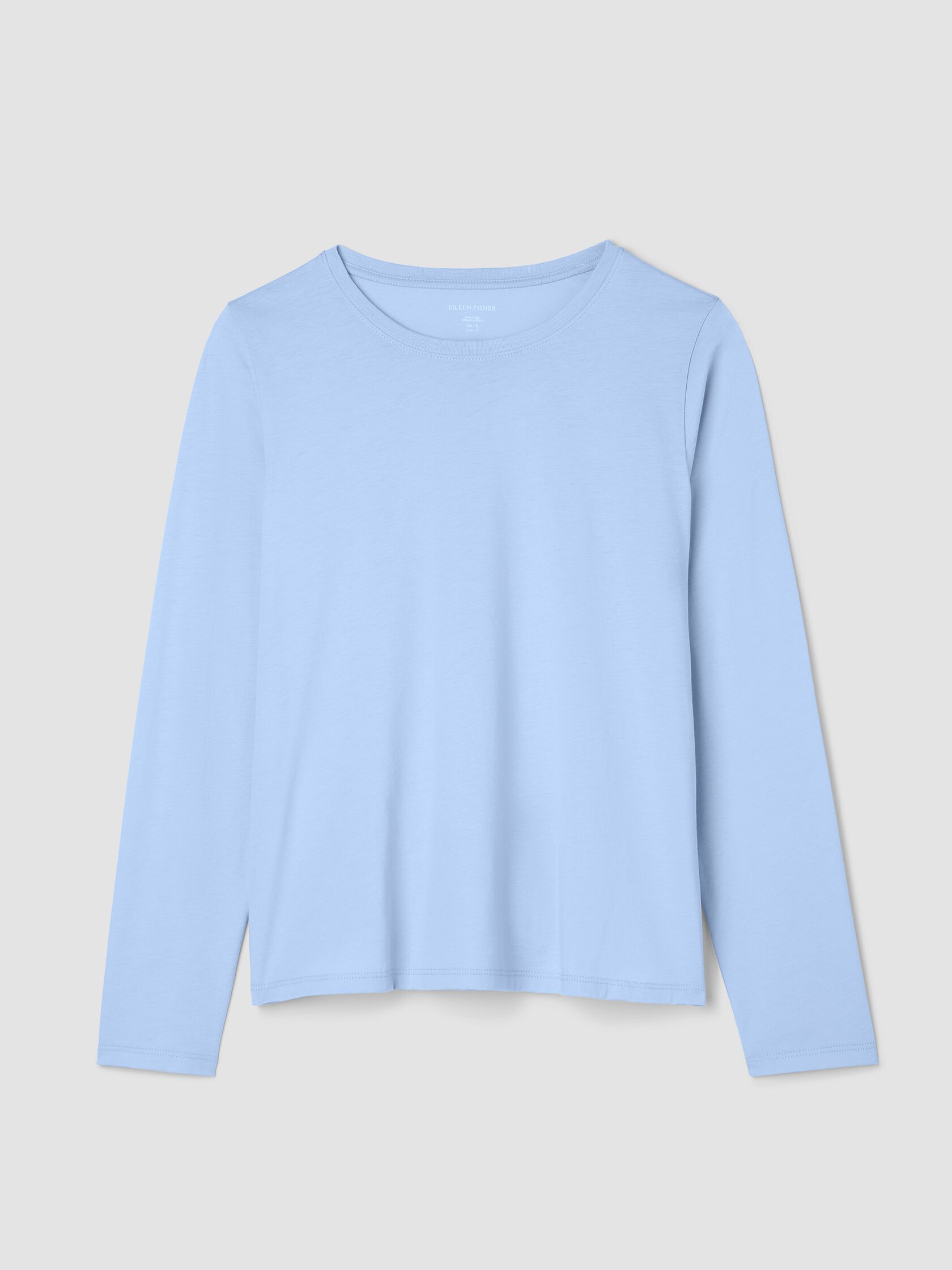 Organic Pima Cotton Jersey Long-Sleeve Tee