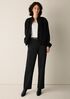 Washable Flex Ponte Straight Trouser Pant