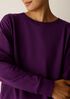 Cozy Brushed Terry Hug Crew Neck Long Top