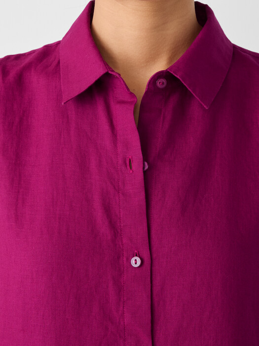Organic Handkerchief Linen Sleeveless Shirt