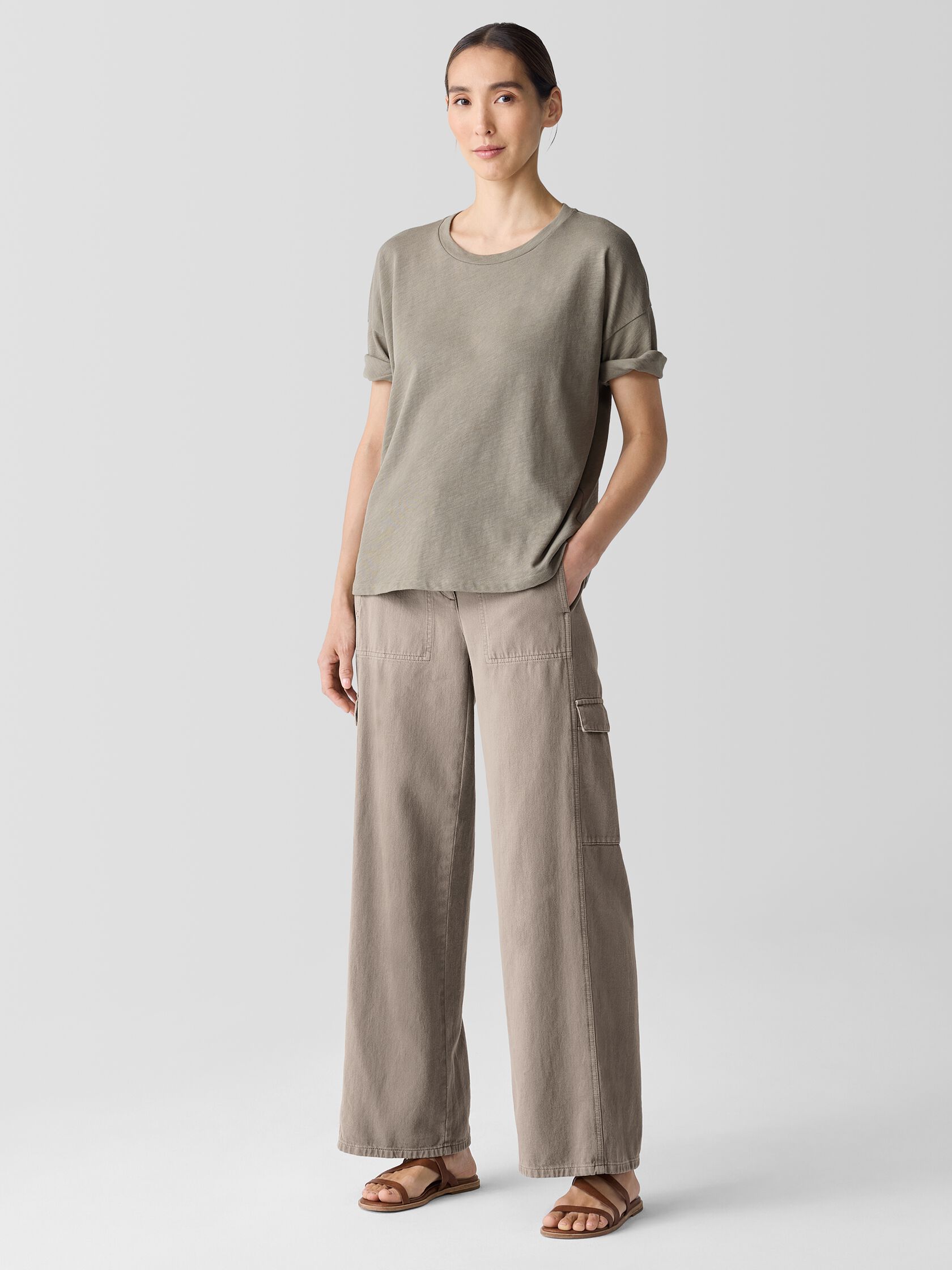 Cozy Organic Cotton Slub Tee