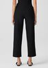 Washable Stretch Crepe Straight Pant