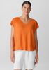 Organic Linen Jersey V-Neck Tee