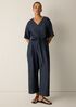 Airy Organic Cotton Twill Jumpsuit