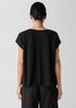 Organic Linen Jersey V-Neck Tee