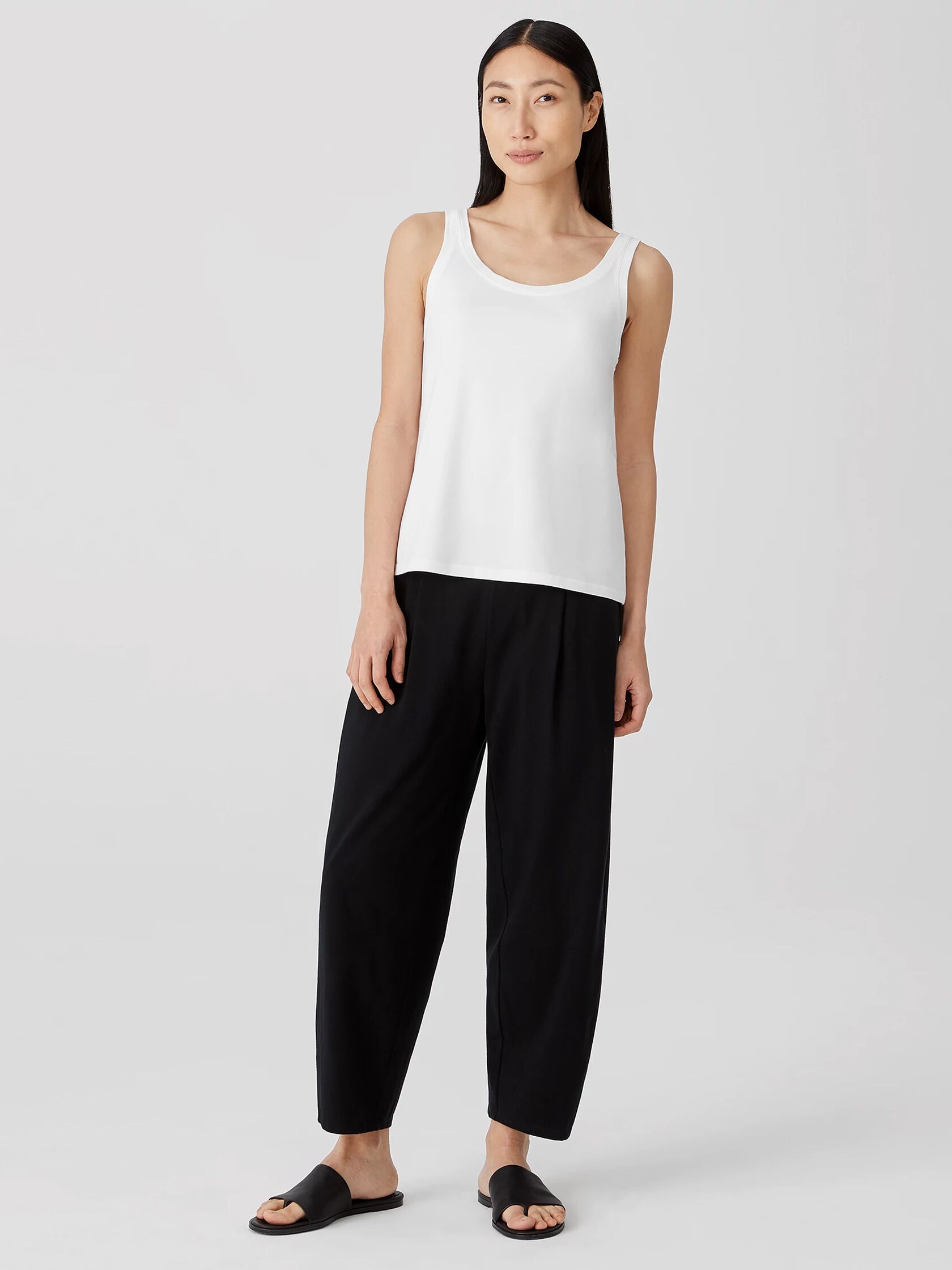 Traceable Organic Cotton Jersey Scoop Neck Tank