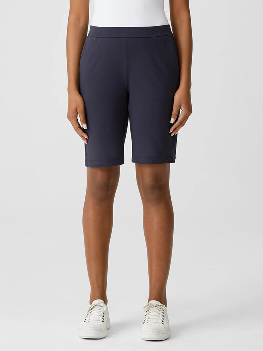 Pima Cotton Stretch Jersey Shorts