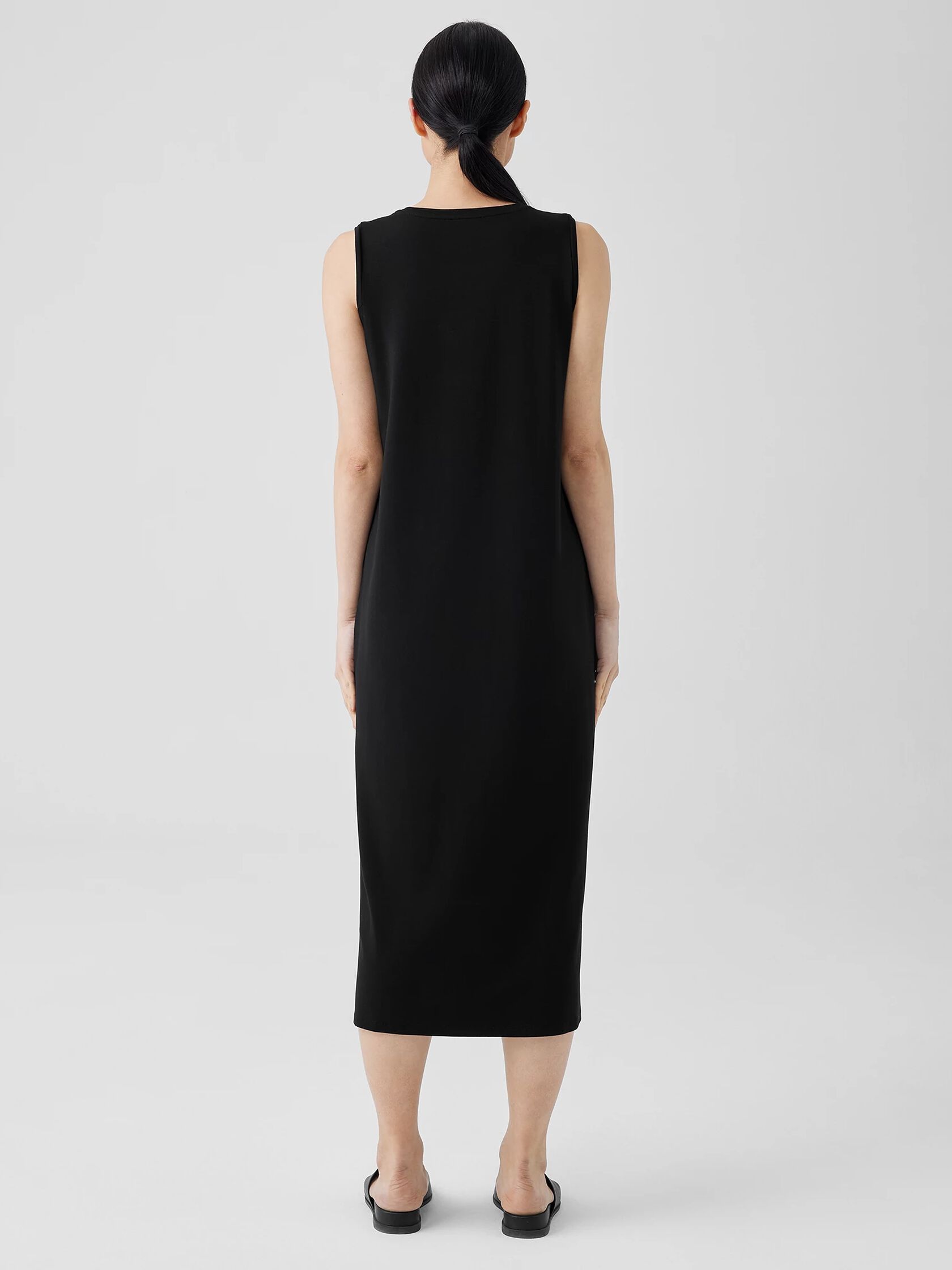 Stretch Jersey Knit Tank Dress | EILEEN FISHER