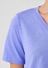 Organic Cotton Slub V-Neck Tee