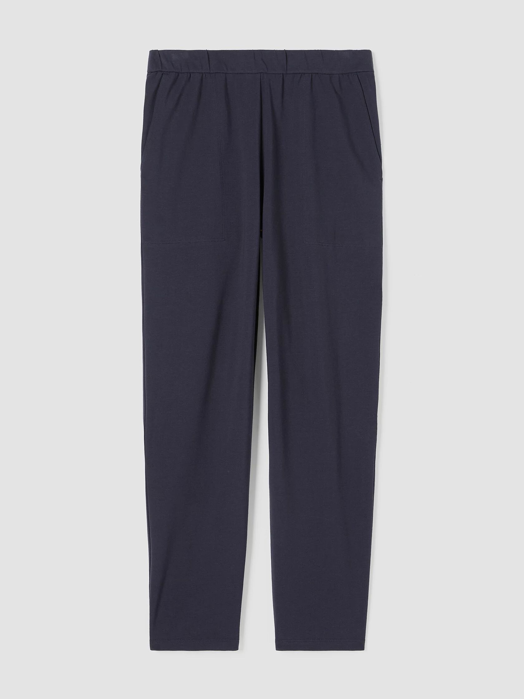 Pima Cotton Stretch Jersey Tapered Pant