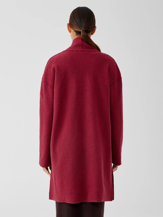 Lightweight Boiled Wool Coat