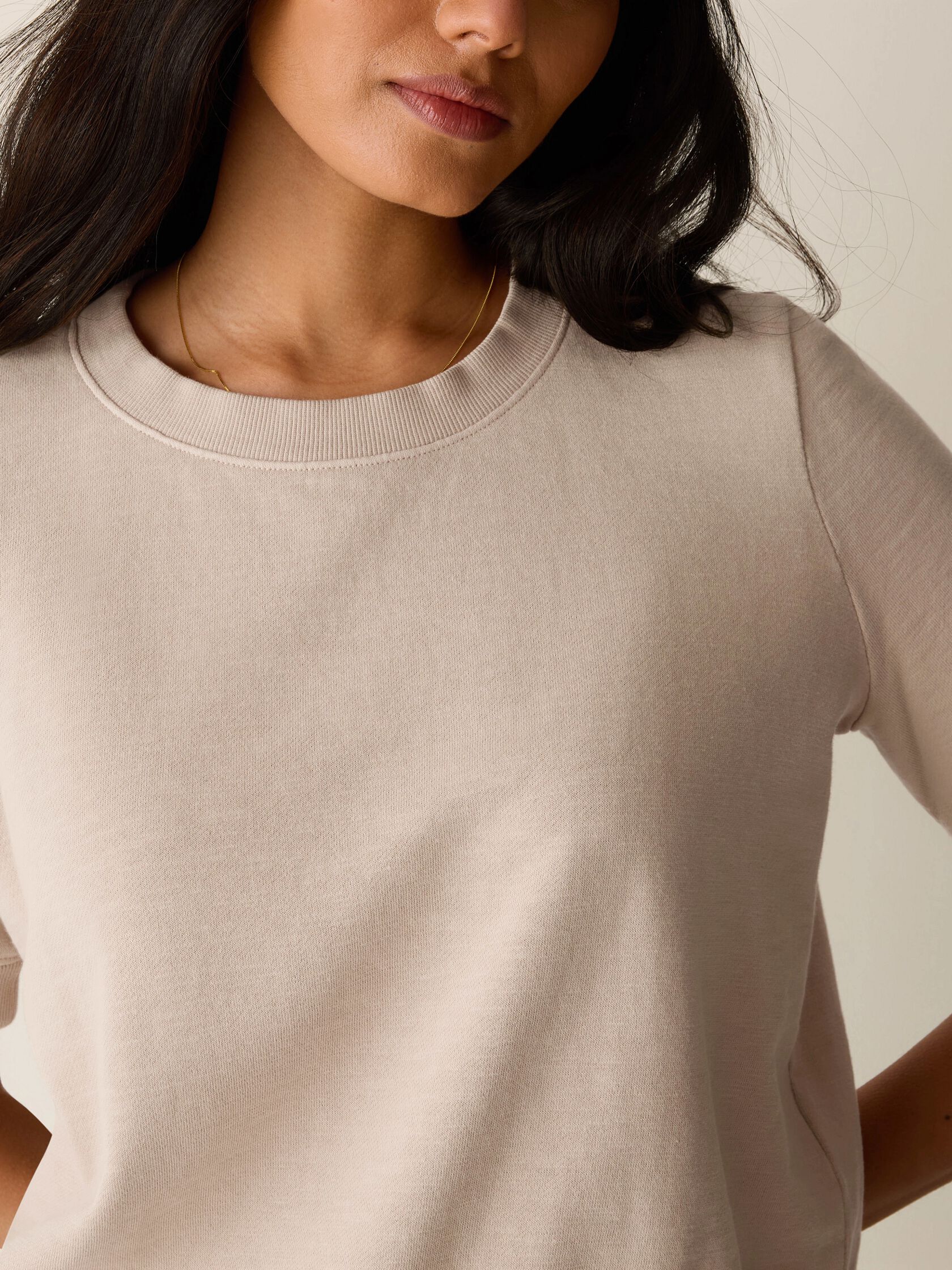 Garment-Dyed Organic Cotton Terry Wedge Tee