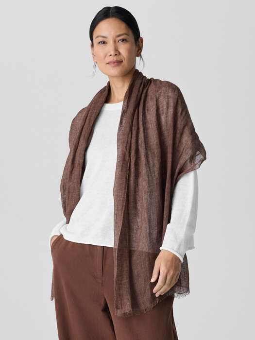 Airy Linen Délavé Scarf