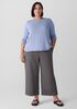 Garment-Dyed Utility Cotton Wide-Leg Pant