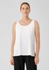 Stretch Jersey Knit Scoop Neck Tank