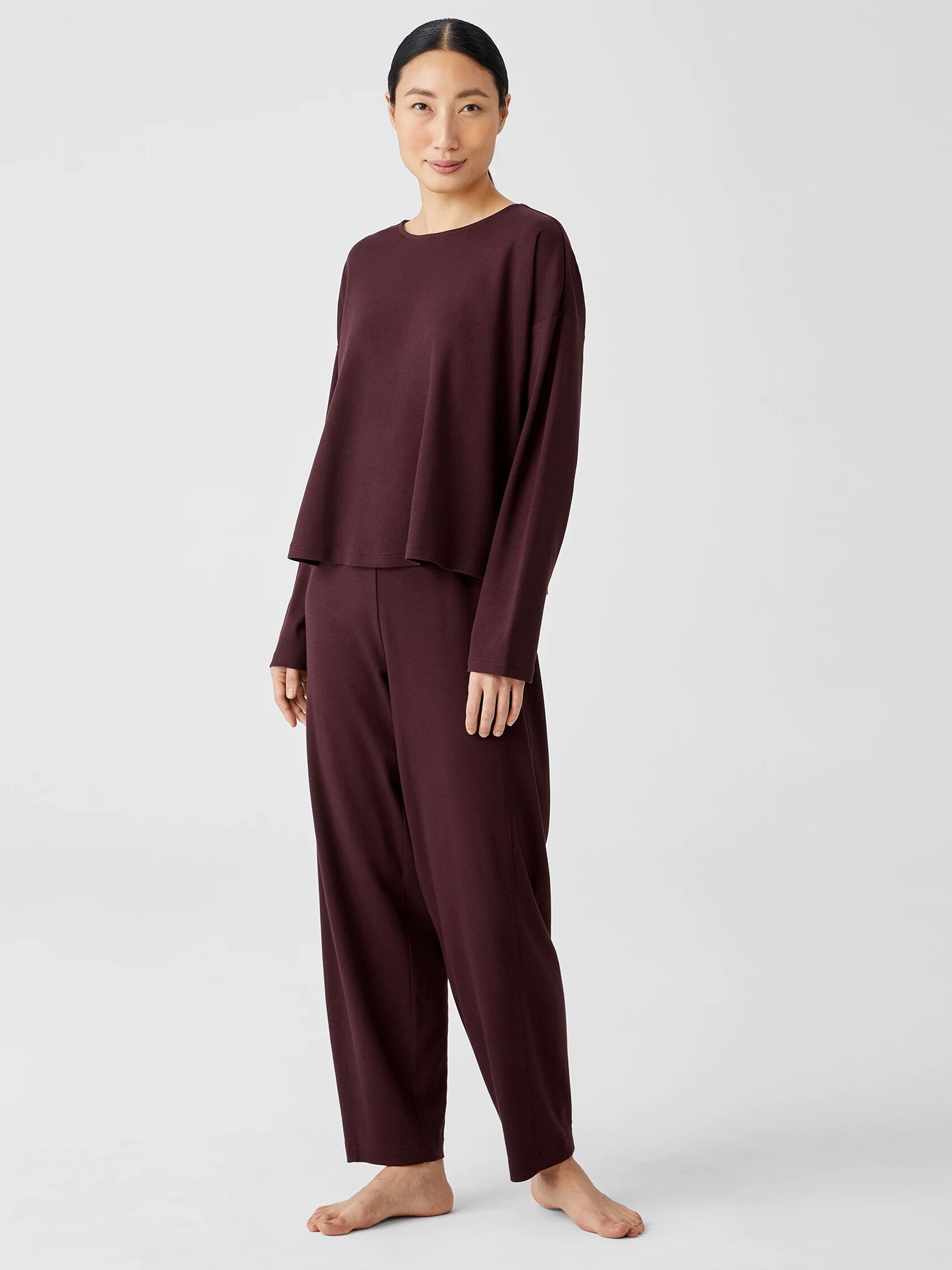 Cozy Organic Cotton Interlock Box-Top