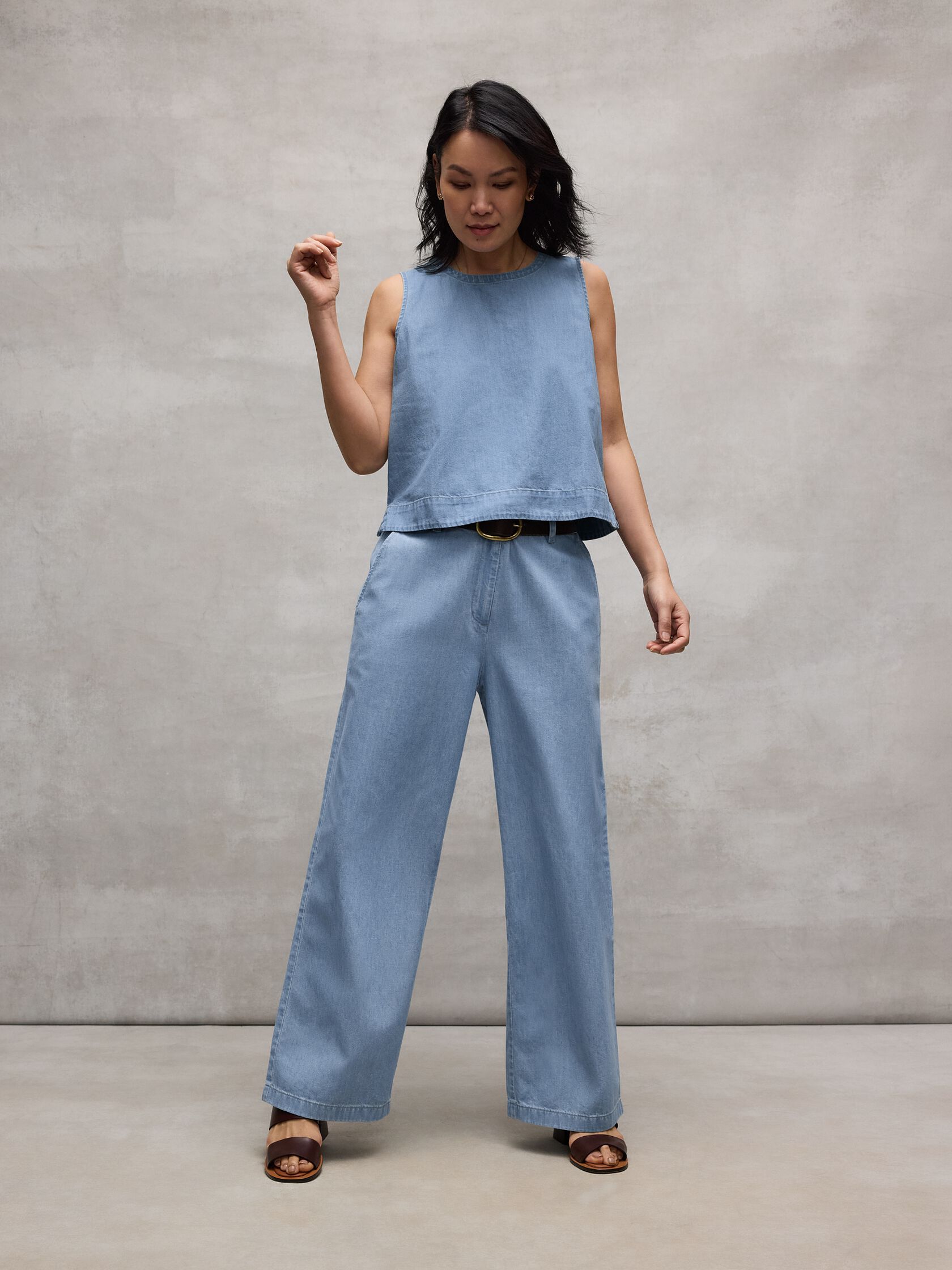 Lightweight Organic Cotton Denim Shell