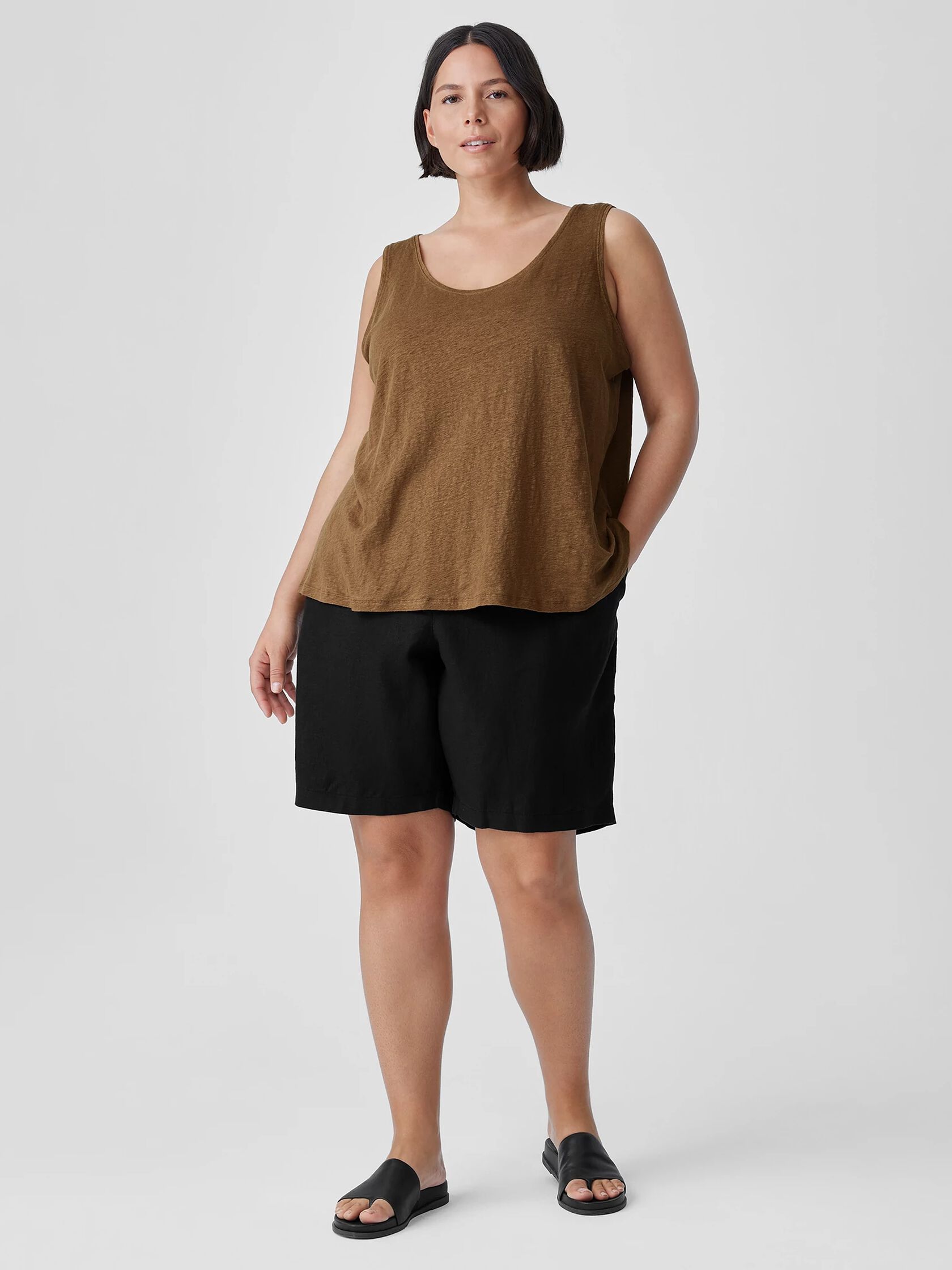 Organic Linen Jersey Tank