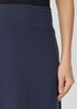Stretch Jersey Knit A-Line Skirt