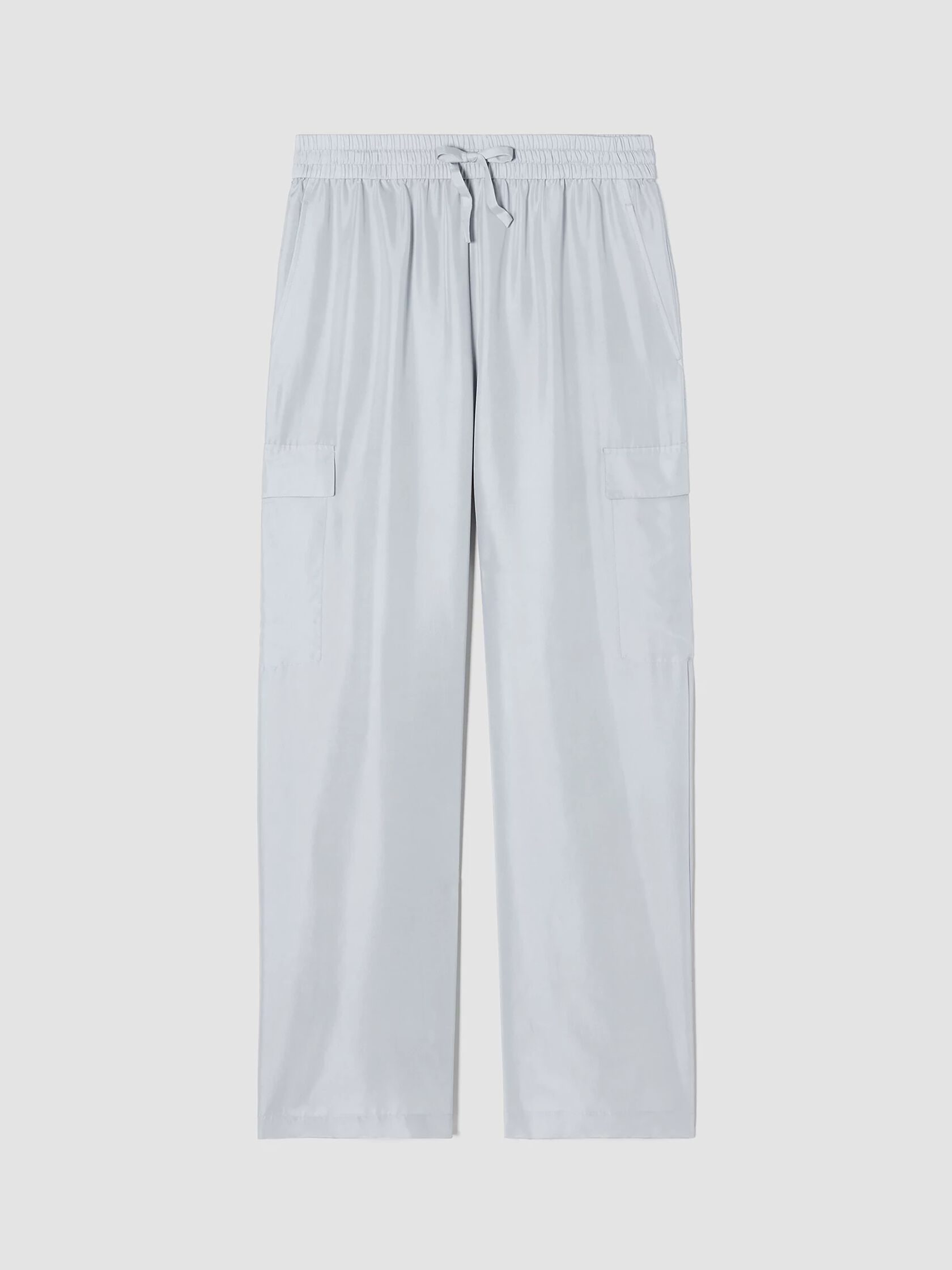 Washed Silk Cargo Pant