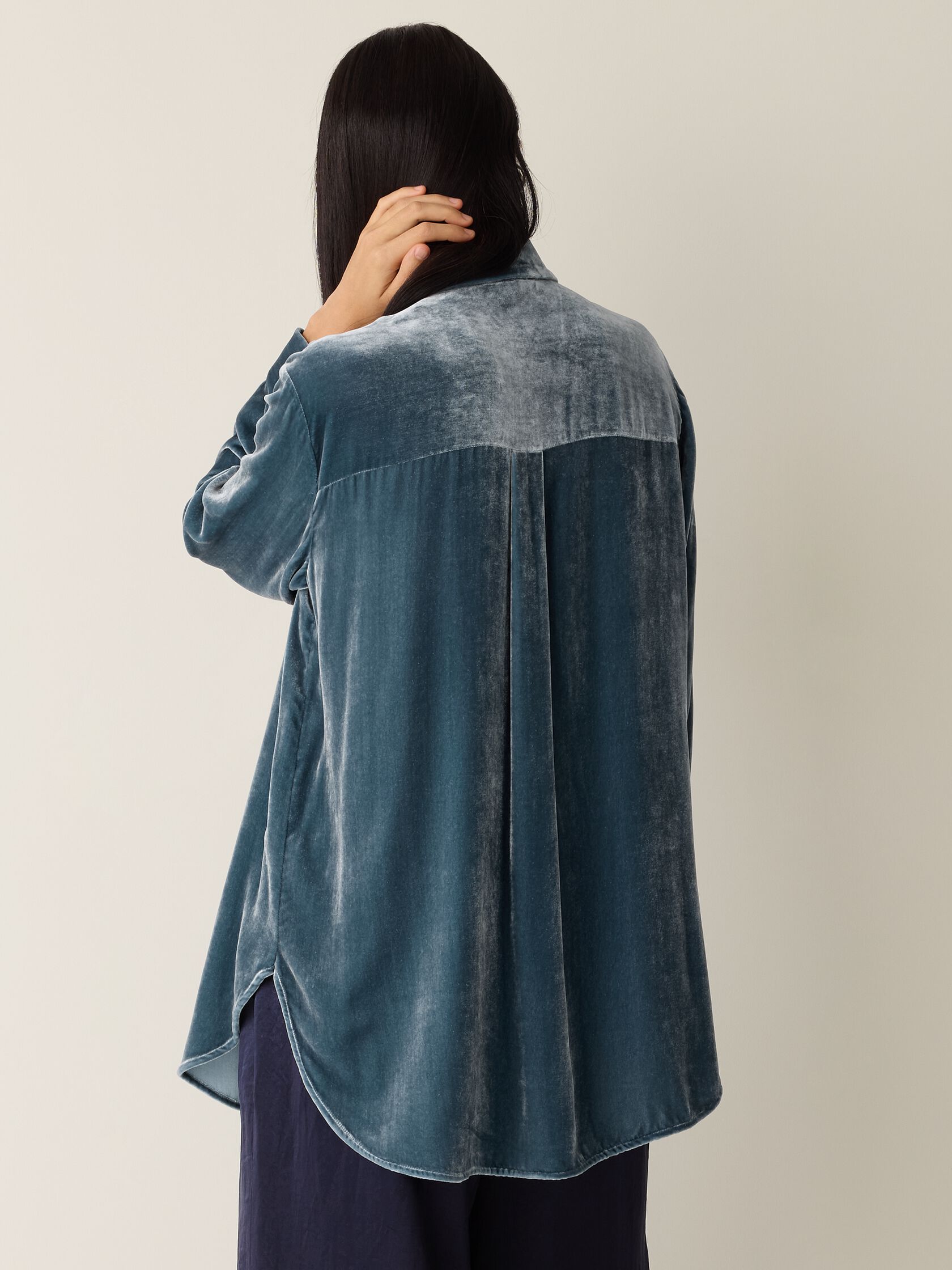 Velvet Classic Collar Shirt