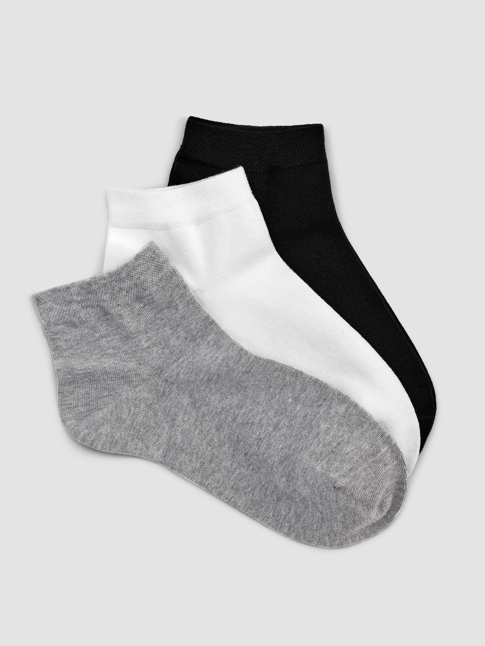 Cotton Ankle Sock 3-Pack