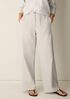 Garment-Dyed Utility Cotton Wide-Leg Pant