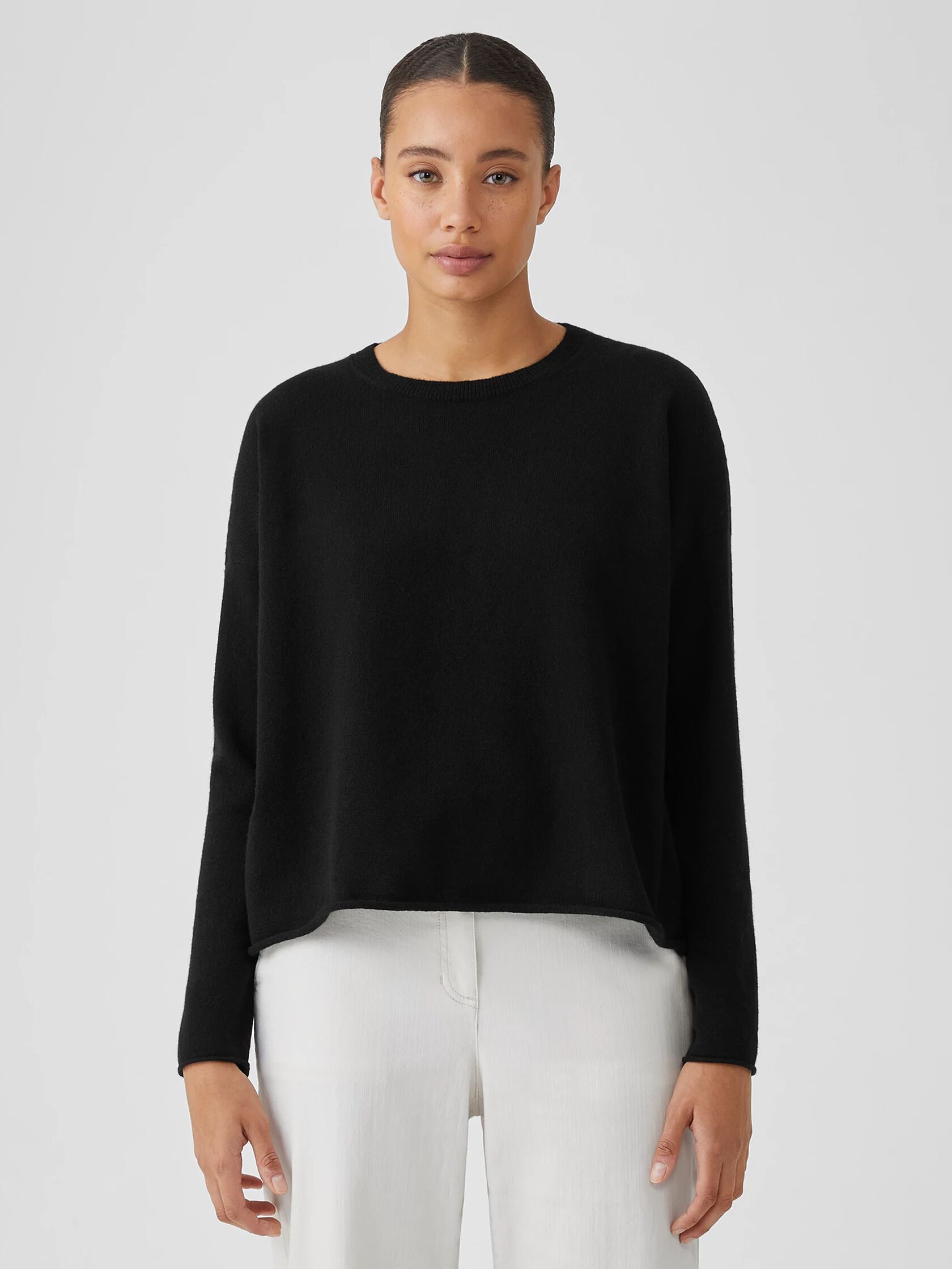Recycled Cashmere Wool Box-Top