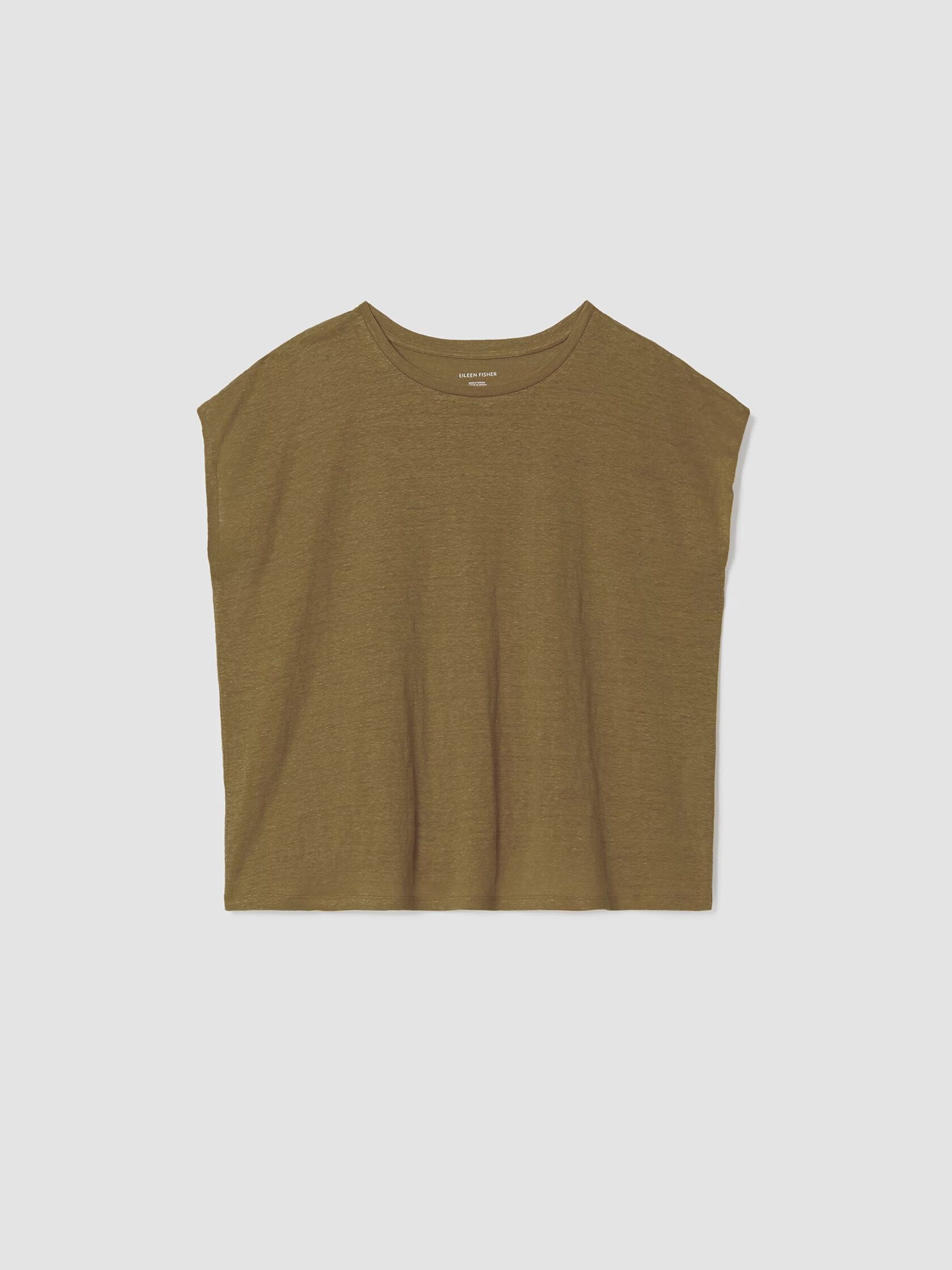 Organic Linen Jersey Square Top