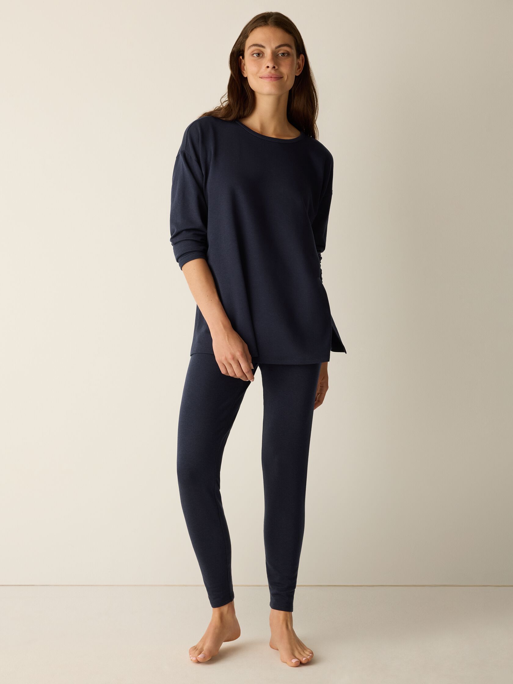 Cozy Brushed Terry Hug Long Box-Top