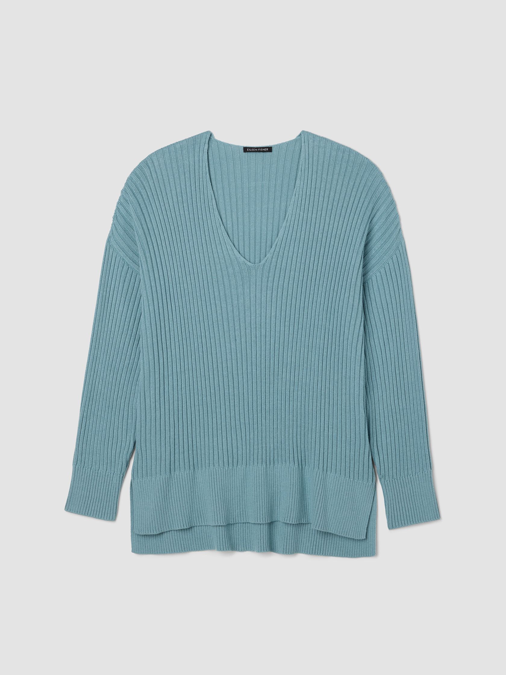 Peruvian Cotton Blend V-Neck Top