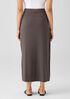 Stretch Jersey Knit Straight Skirt