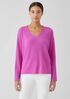 Italian Cashmere V-Neck Top