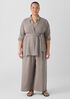 Sheer Silk Georgette Belted Shirt