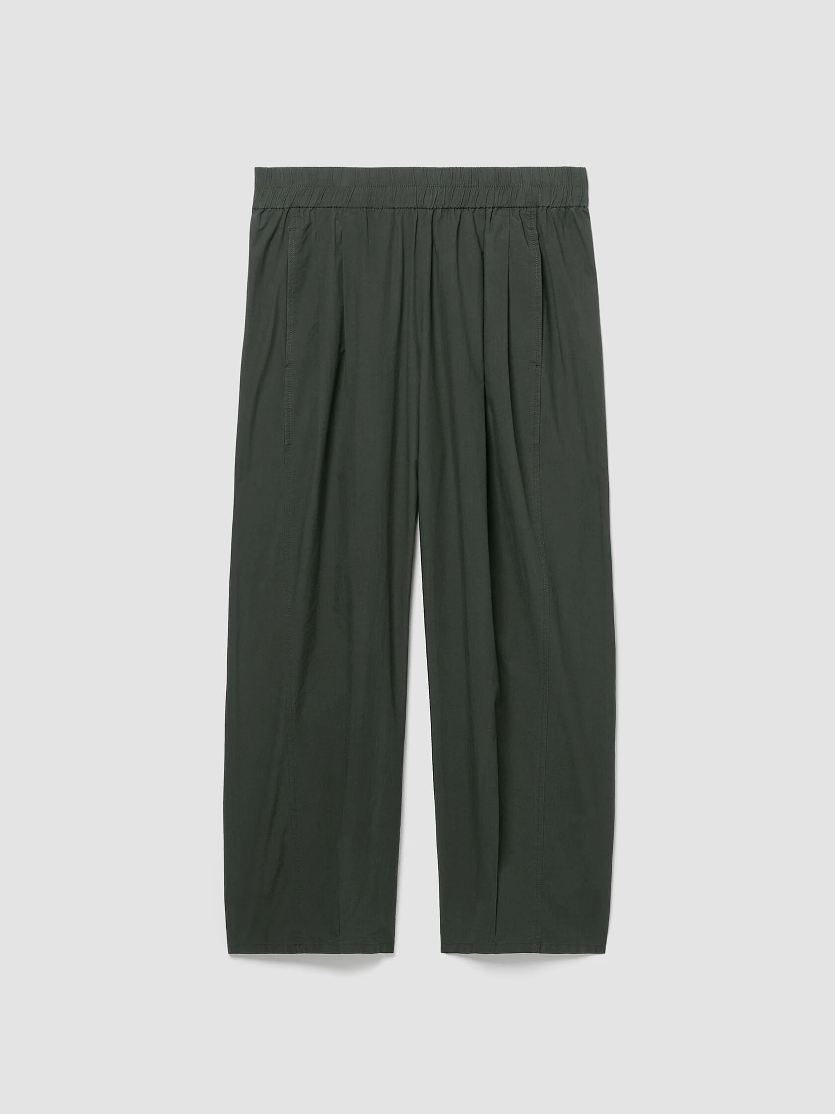 Washed Organic Cotton Poplin Lantern Pant