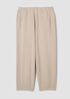 Garment-Dyed Organic Cotton Terry Lantern Pant