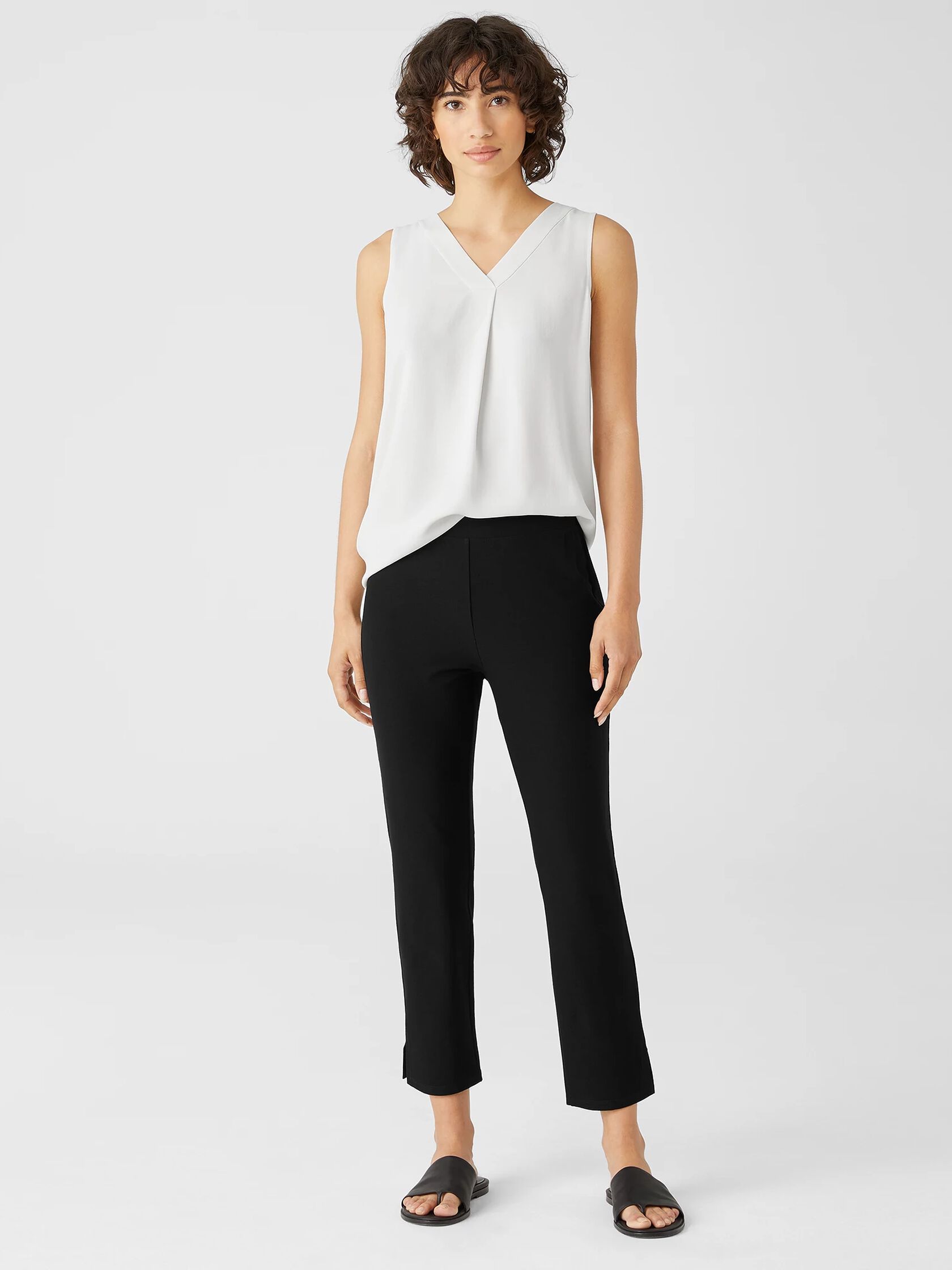 Washable Stretch Crepe Pant