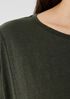 Organic Linen Jersey Round Neck Tee
