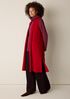 Lightweight Boiled Wool Shawl Collar Vest in Regenerative Wool