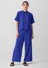 Woven Pliss&eacute; Mock Neck Top