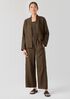 Organic Linen High Collar Jacket